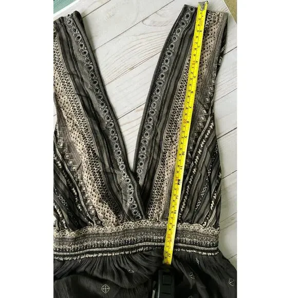 Free People Wide Leg Romper - Size XS, Lined Top - Picture 11 of 12